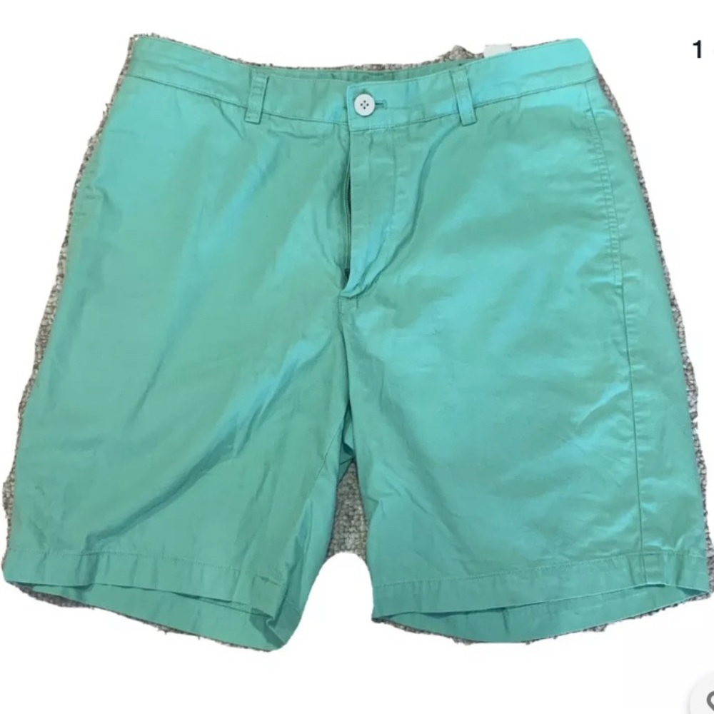Vineyard Vines Club Shorts Flat Front Green 32
